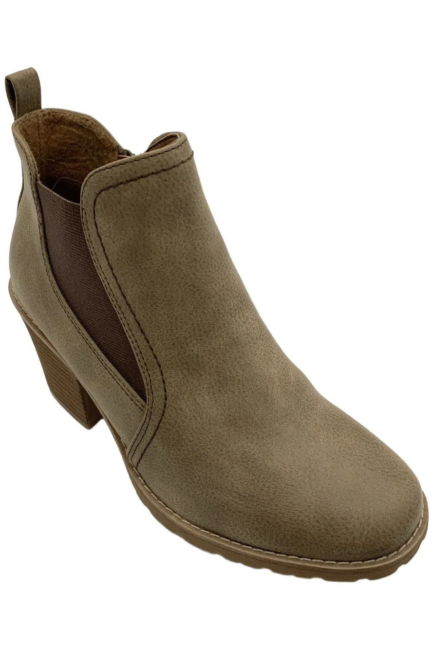 EUROSOFT Women's Dustine Ankle Boot Stone - Medium